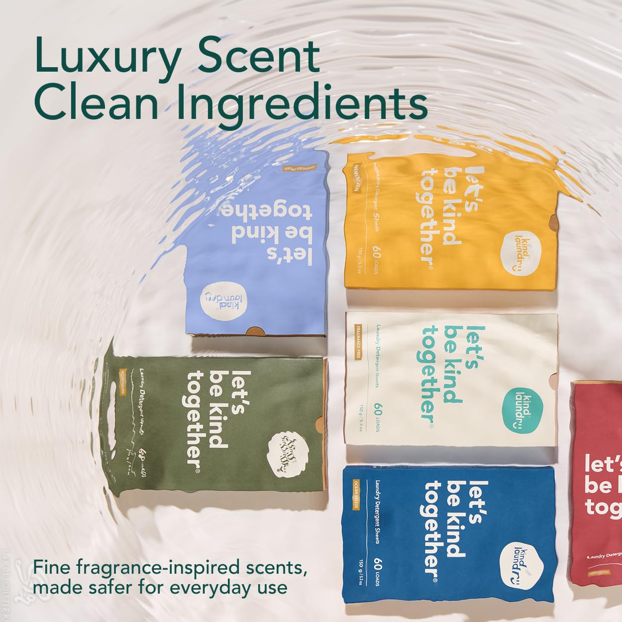 Kind Laundry Detergent Sheets - EWG Verified, Safe for Skin

