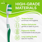 Disposable Toothbrush with Protective Covers

