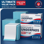 BIGGMED Disposable Bed Pads for Incontinence | Underpads

