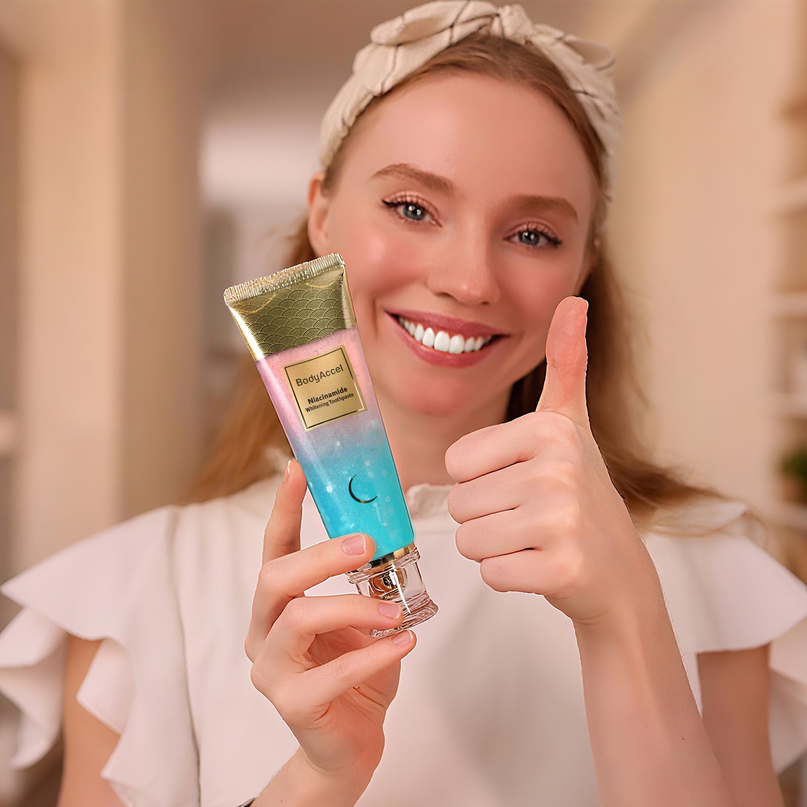 BodyAccel Niacinamide Whitening Toothpaste | Natural Formula

