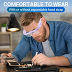 YOCTOSUN Magnifying Glass with Light Headset 0.75X-4.0X

