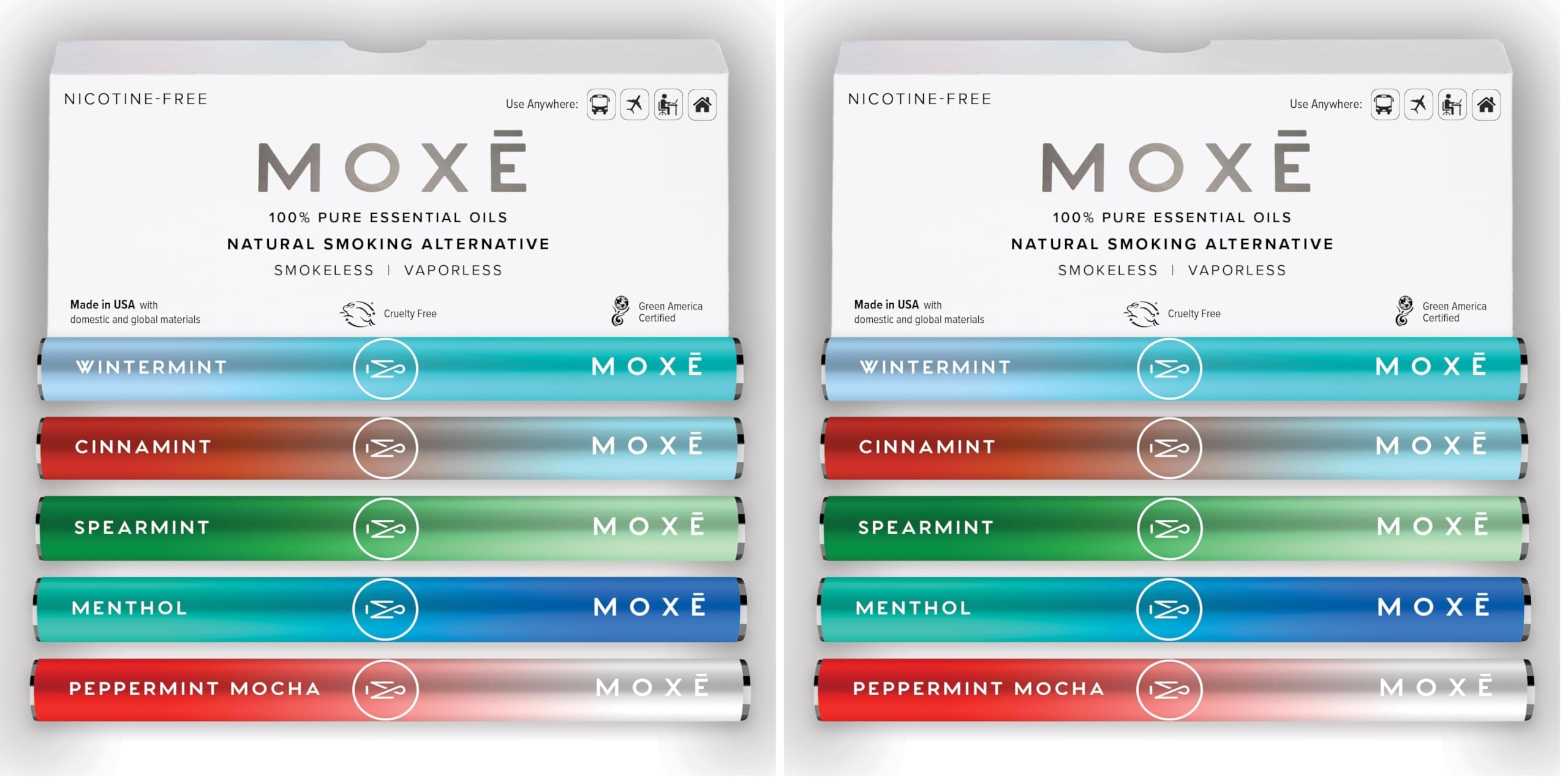 MOXE Non-Electric Aromatherapy Inhaler, Portable Scent Delivery