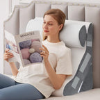 MEGCXIT Bed Wedge Pillow for Sleep Apnea – 23.6-Inch Wide Triangle Wedge

