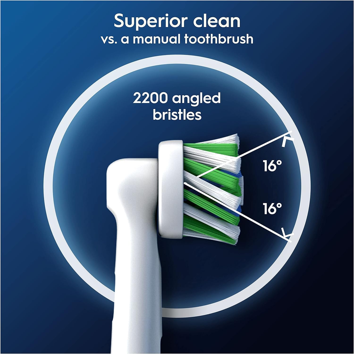 Oral-B Pro Cross Action Toothbrush Head | Deep Cleaning


