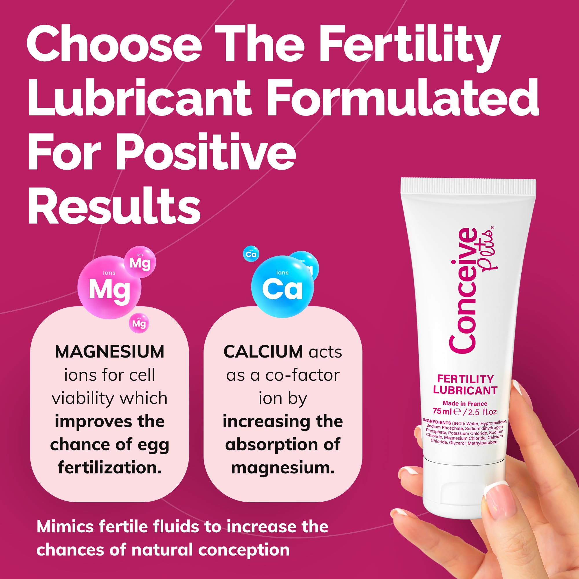 Conceive Plus Fertility Lubricant | Sperm-Friendly, Water-Based

