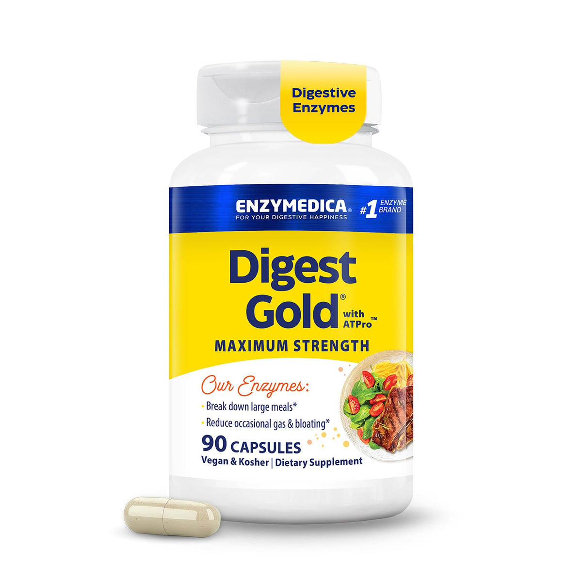 Enzymedica Digest Gold Digestive Enzyme Supplement