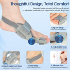 Bunion Corrector Adjustable Knob Silicone Pad

