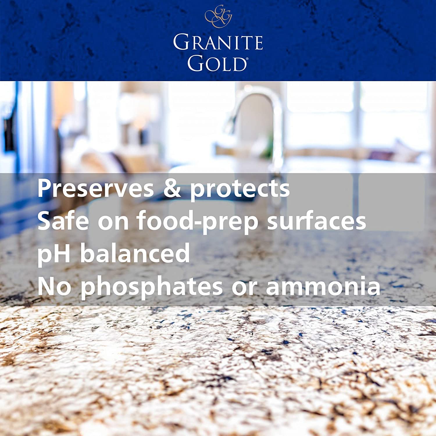 Granite Gold Daily Cleaner Spray for Natural Stone & Quartz

