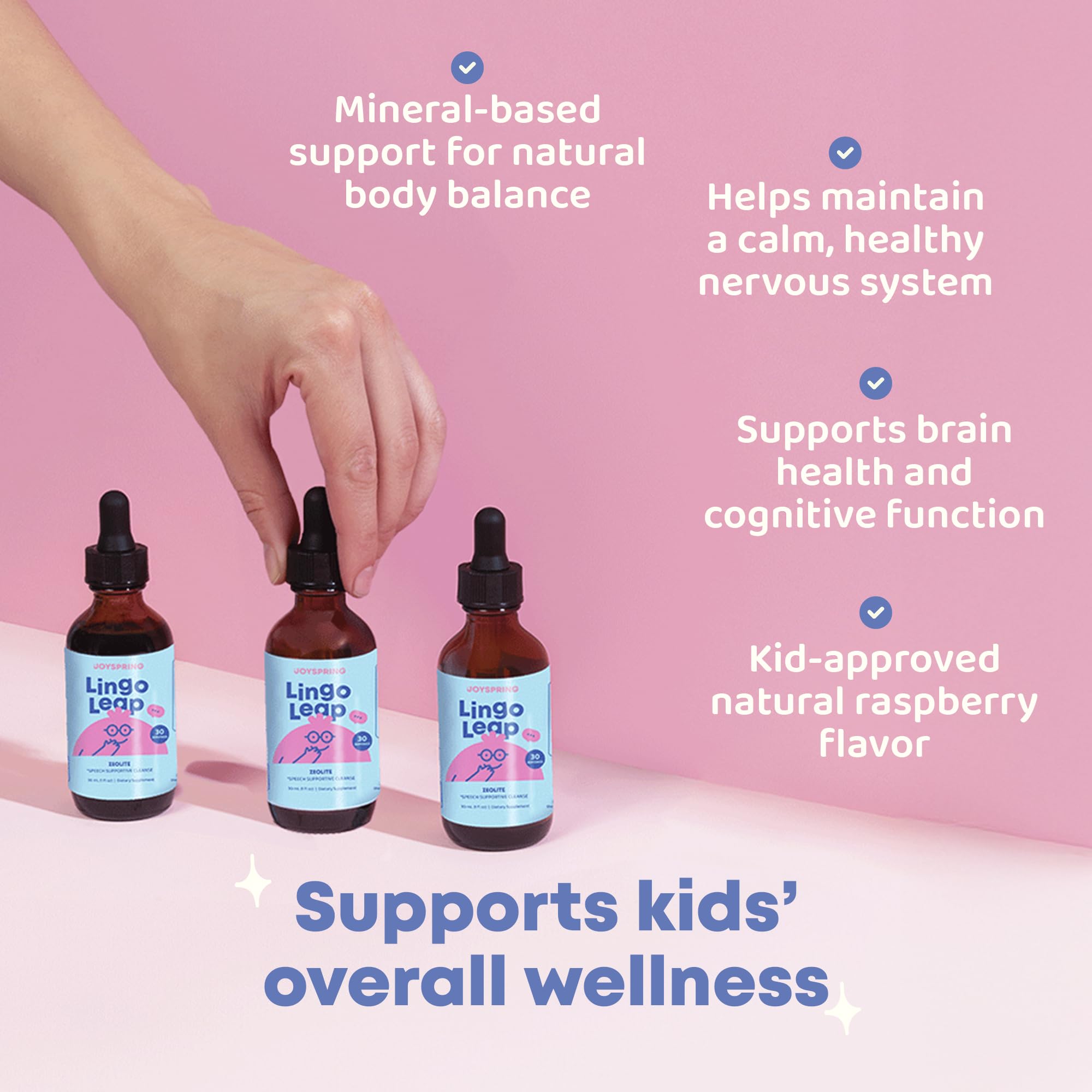 JoySpring LingoLeap Liquid Kids Formula with Zeolite D3

