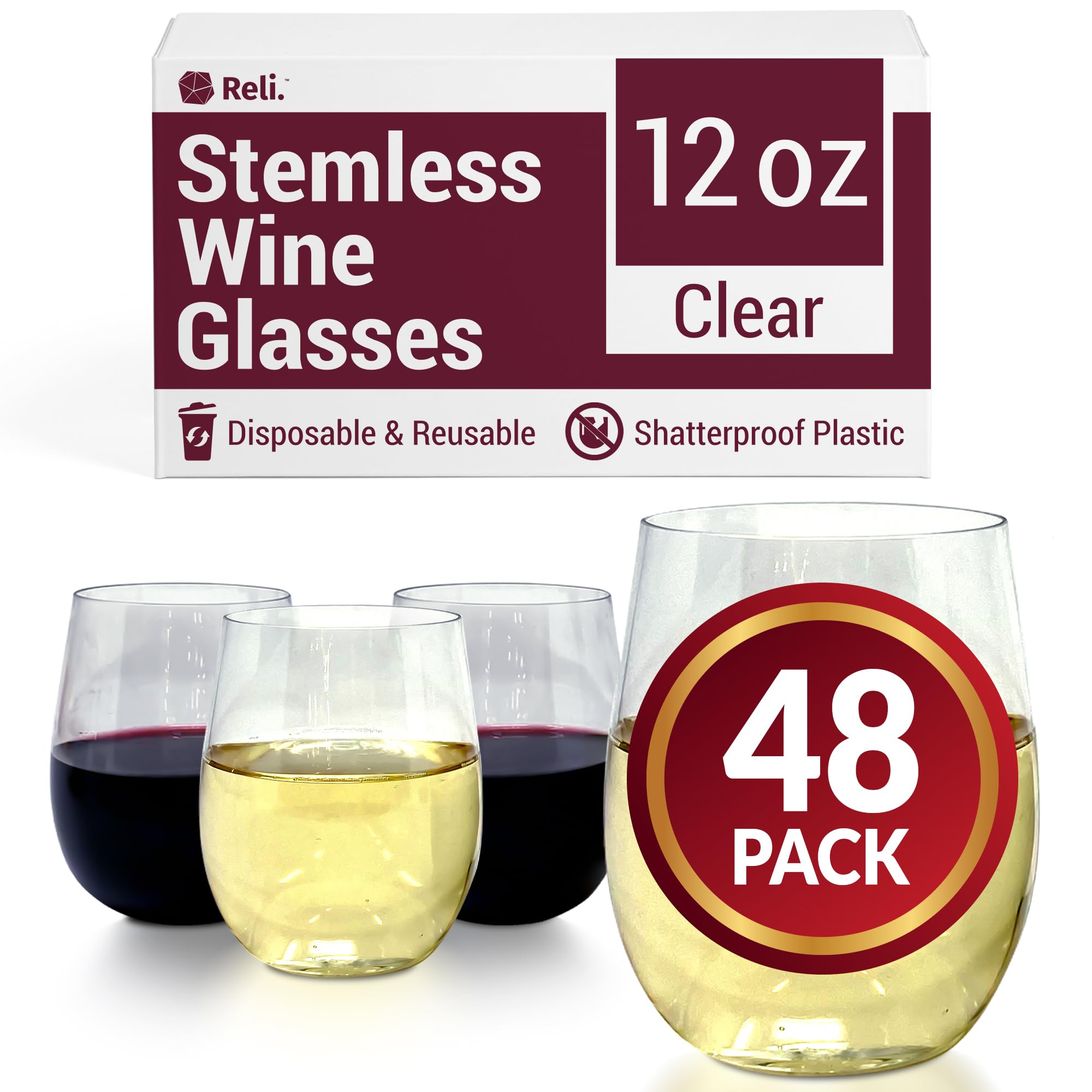 Reli Wine Glasses | Elegant Glassware for Events

