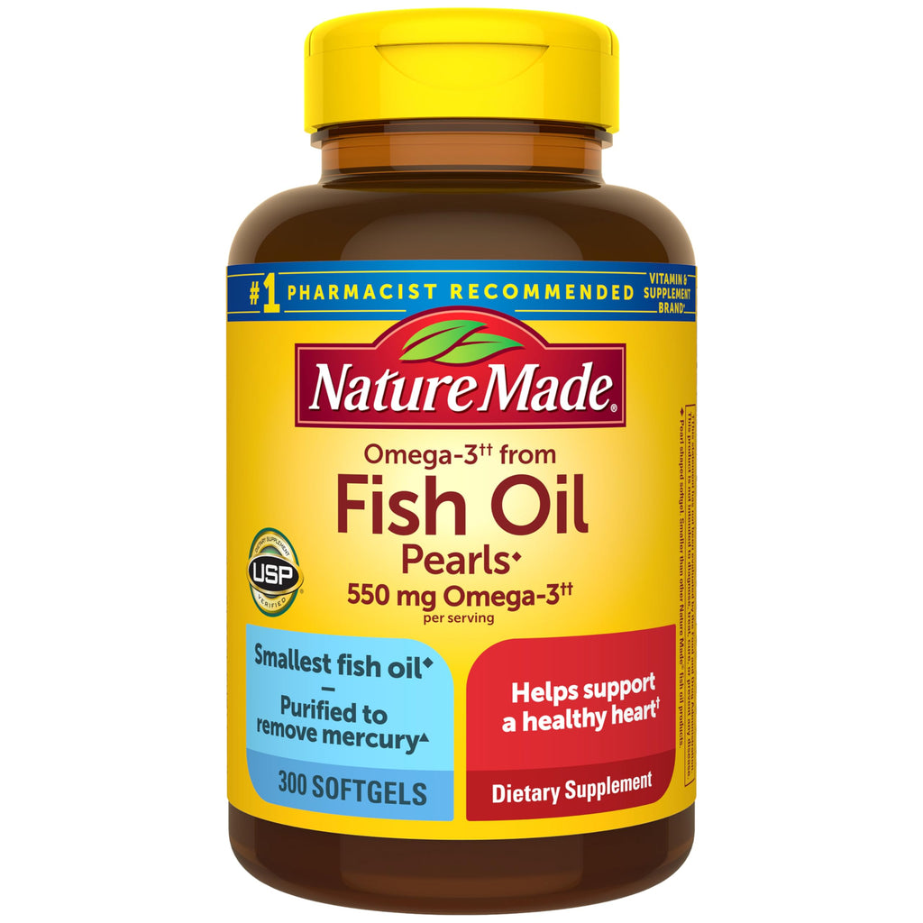 Nature Made Omega-3 Fish Oil Softgels 550 mg

