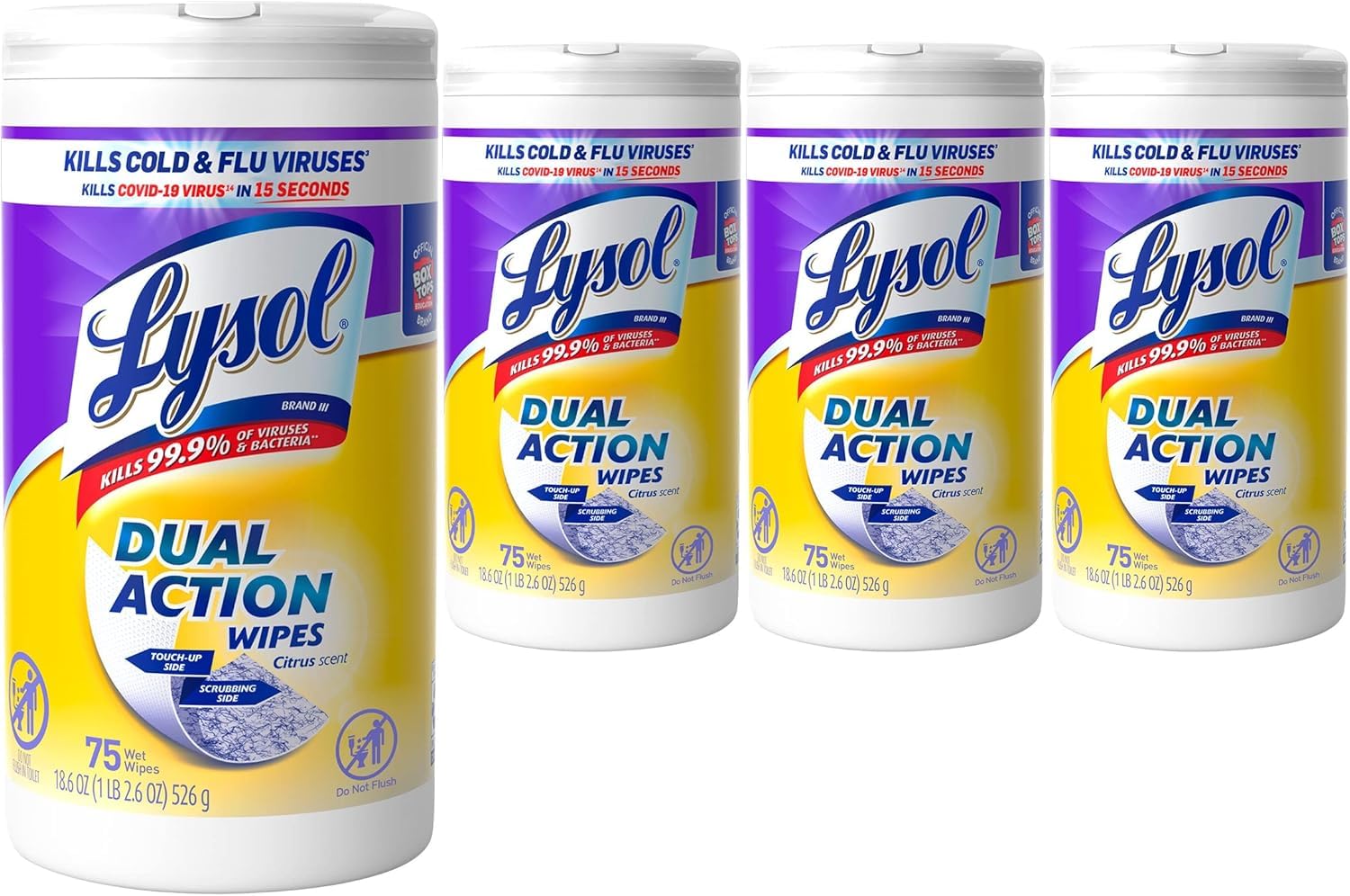 Lysol Disinfecting Wipes Dual Action – Multi-Surface


