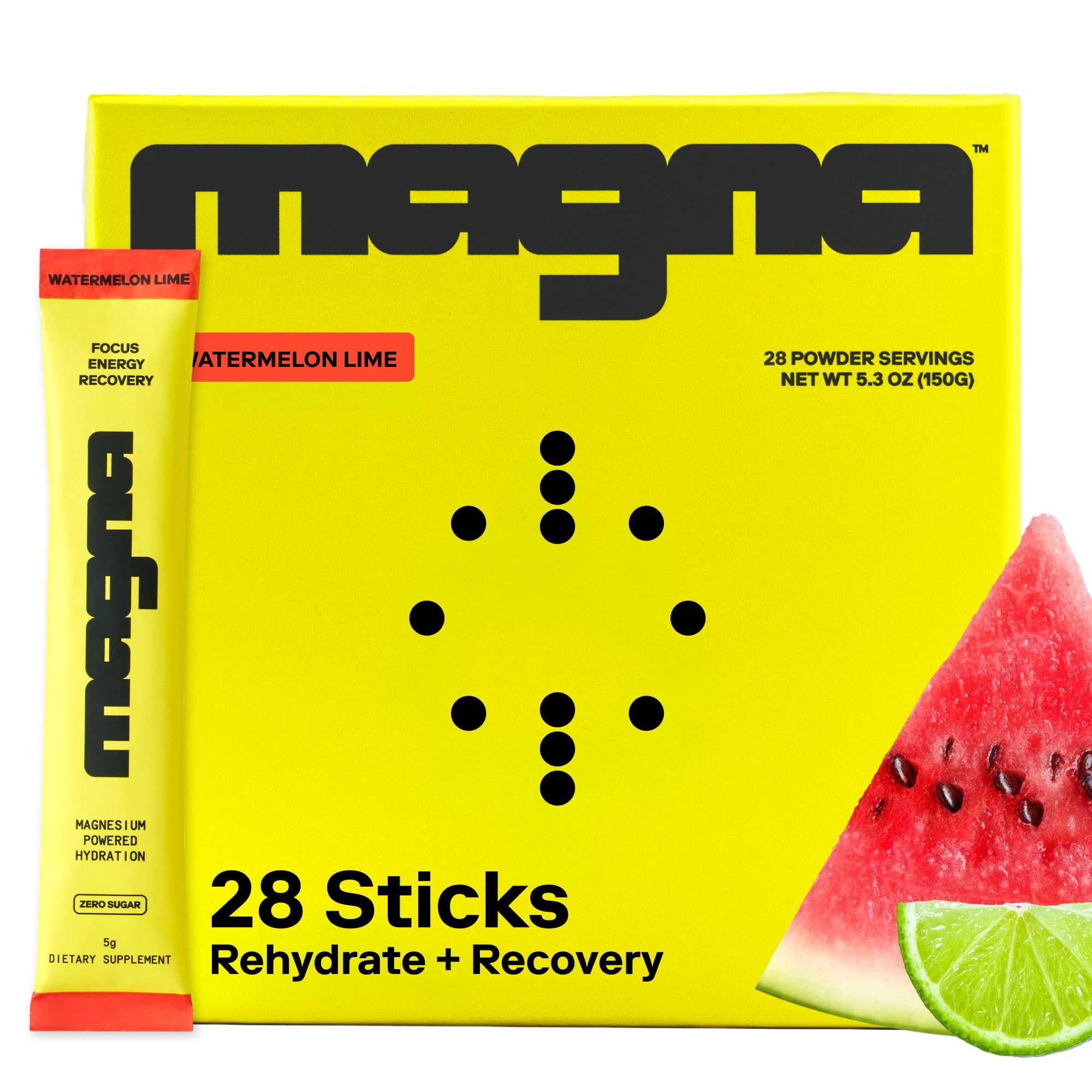 MAGNA Electrolytes Powder Drink Mix for Hydration, Energy & Focus