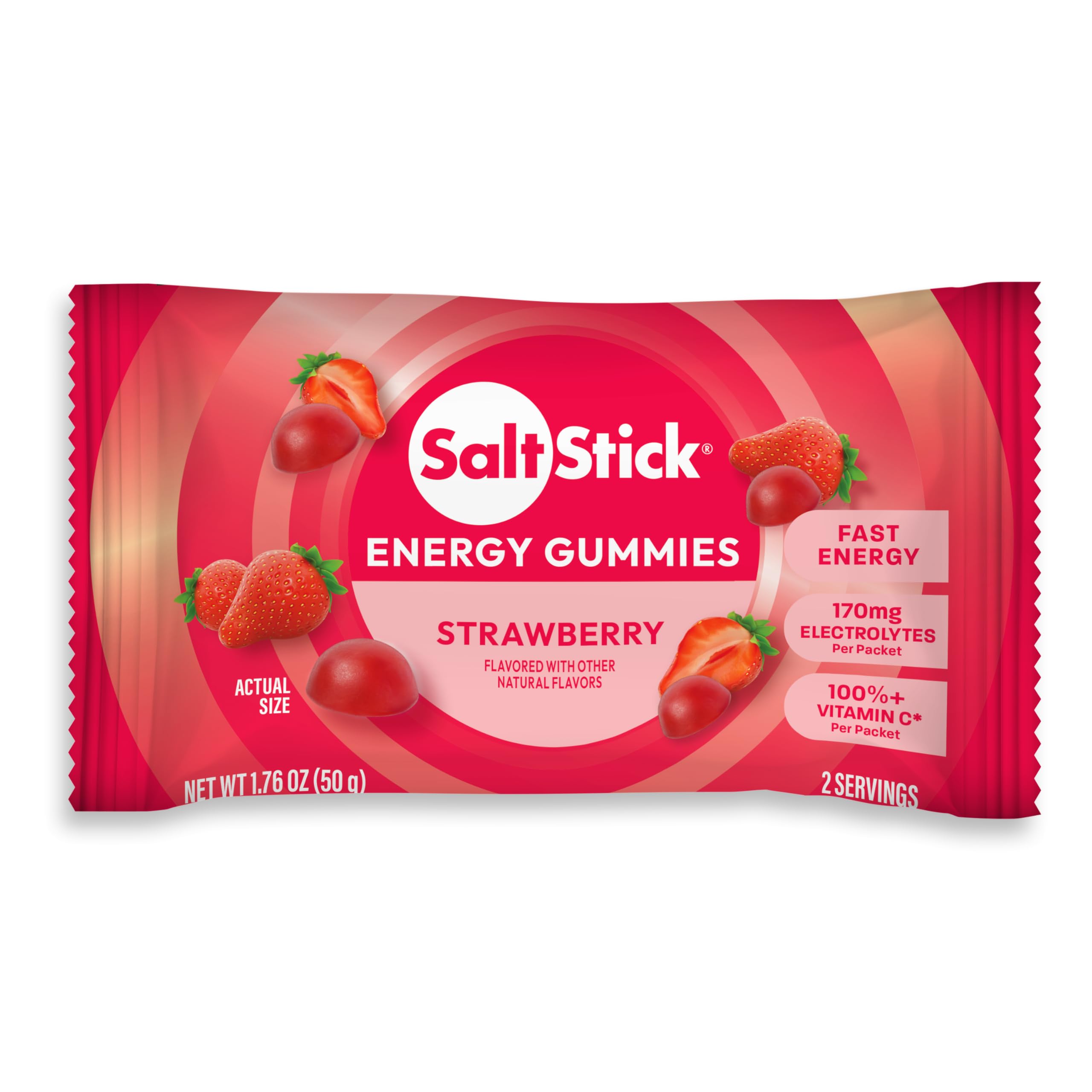 SaltStick Energy Gummies with Electrolytes - Caffeine Free