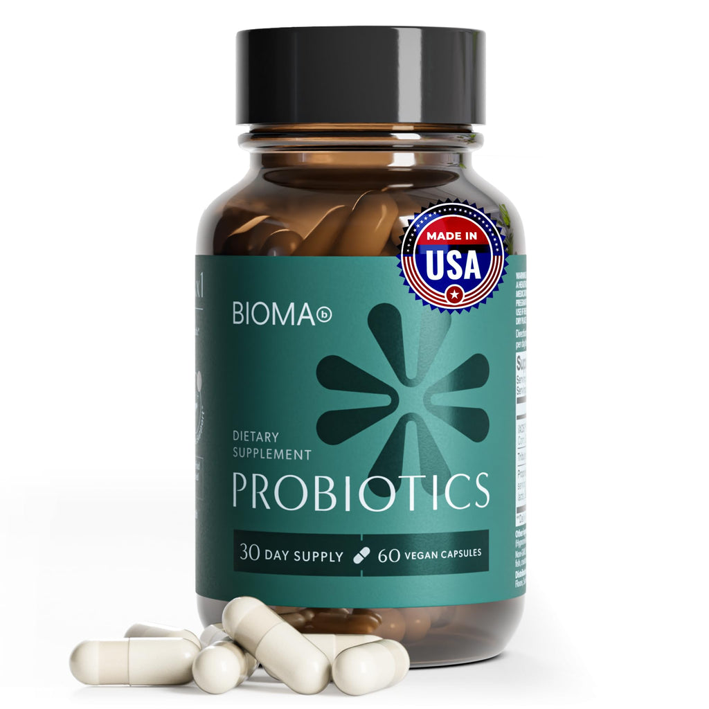 BIOMA Digestive Health Probiotic with XOS, Tributyrin & Bifidobacterium - Vegan