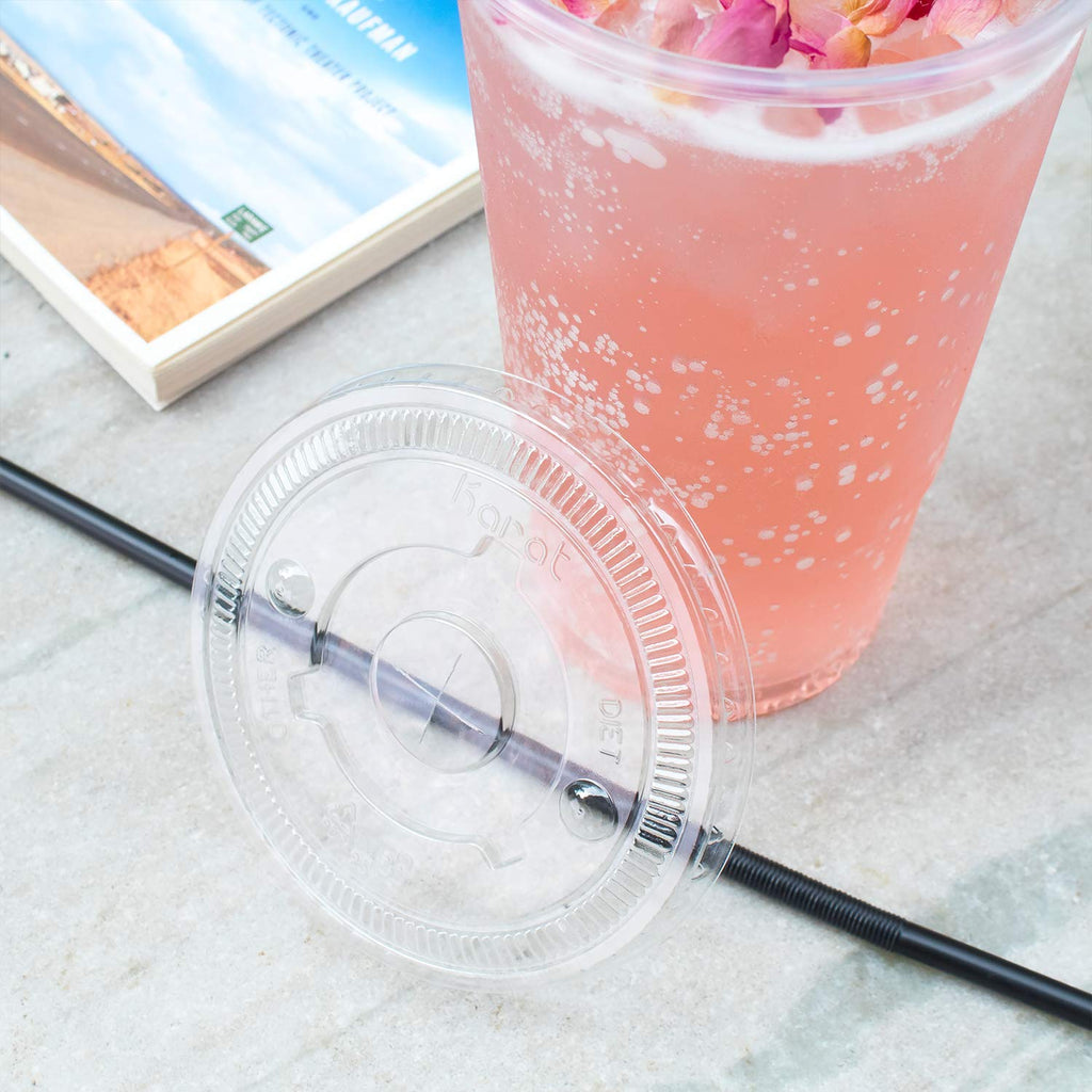 Karat Flat Lid for Cups | Durable Drink Lid

