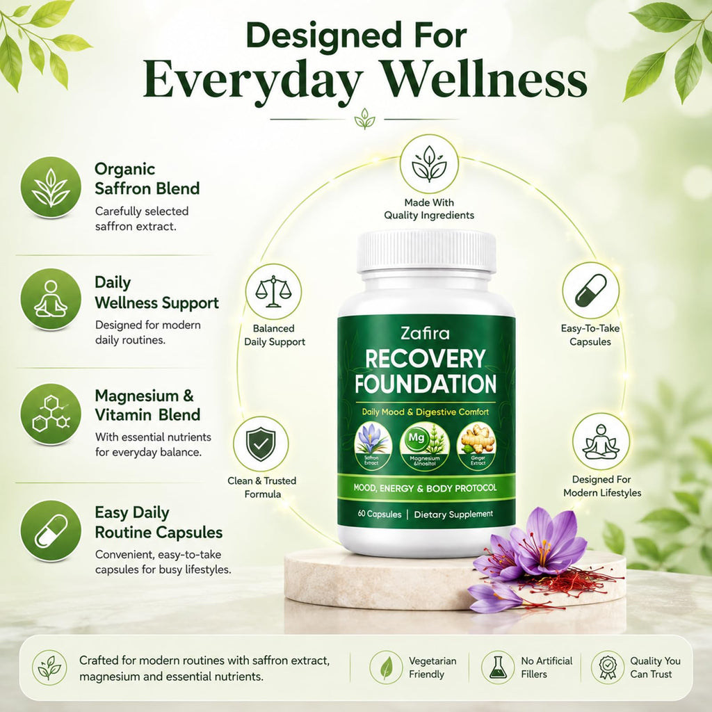Zafira Organics Saffron Supplements for Daily Wellness

