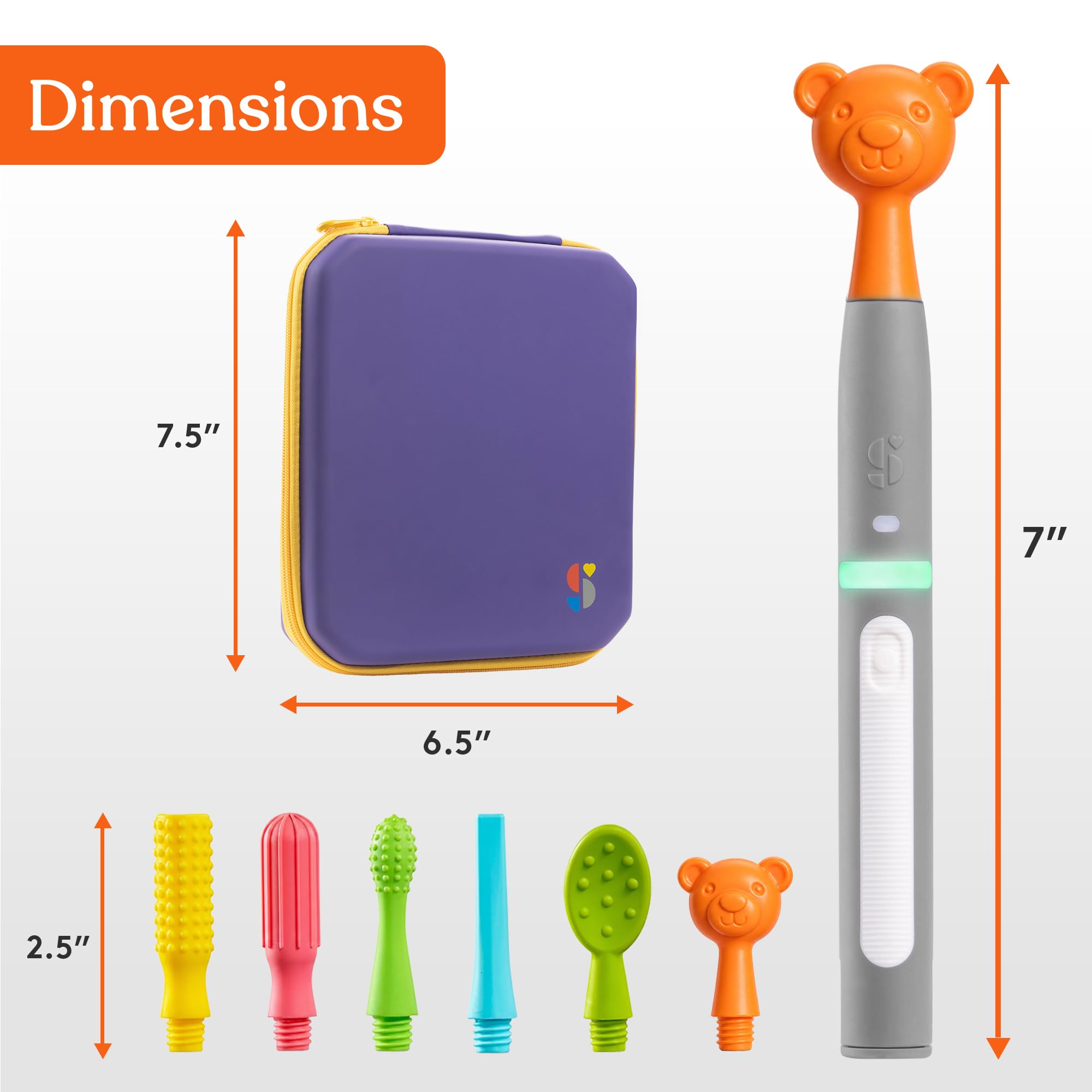 Buzz Buddy Oral Motor Kit by Special Supplies Textured Heads

