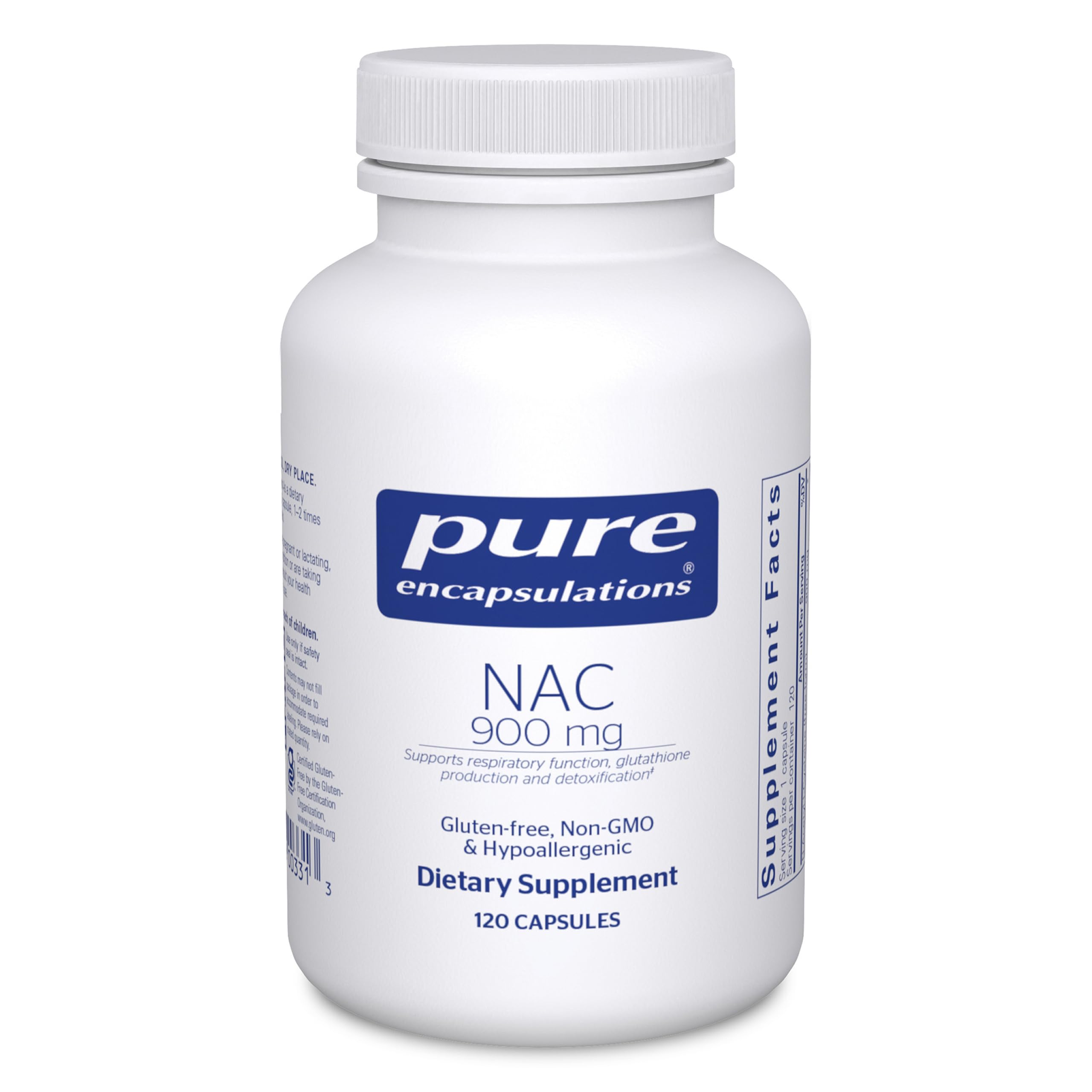 Pure Encapsulations NAC N-Acetyl Cysteine | Lung Support

