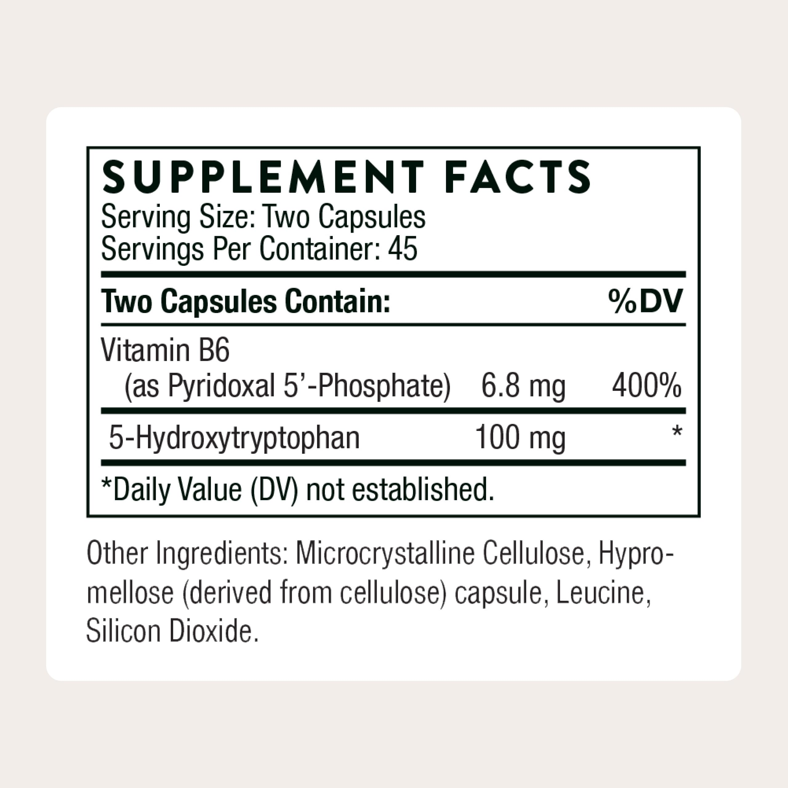 Thorne Serotonin Support Sleep & Stress Supplement

