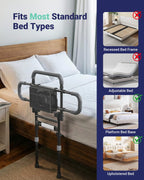 Bed Rails for Elderly Foldable with Adjustable Height

