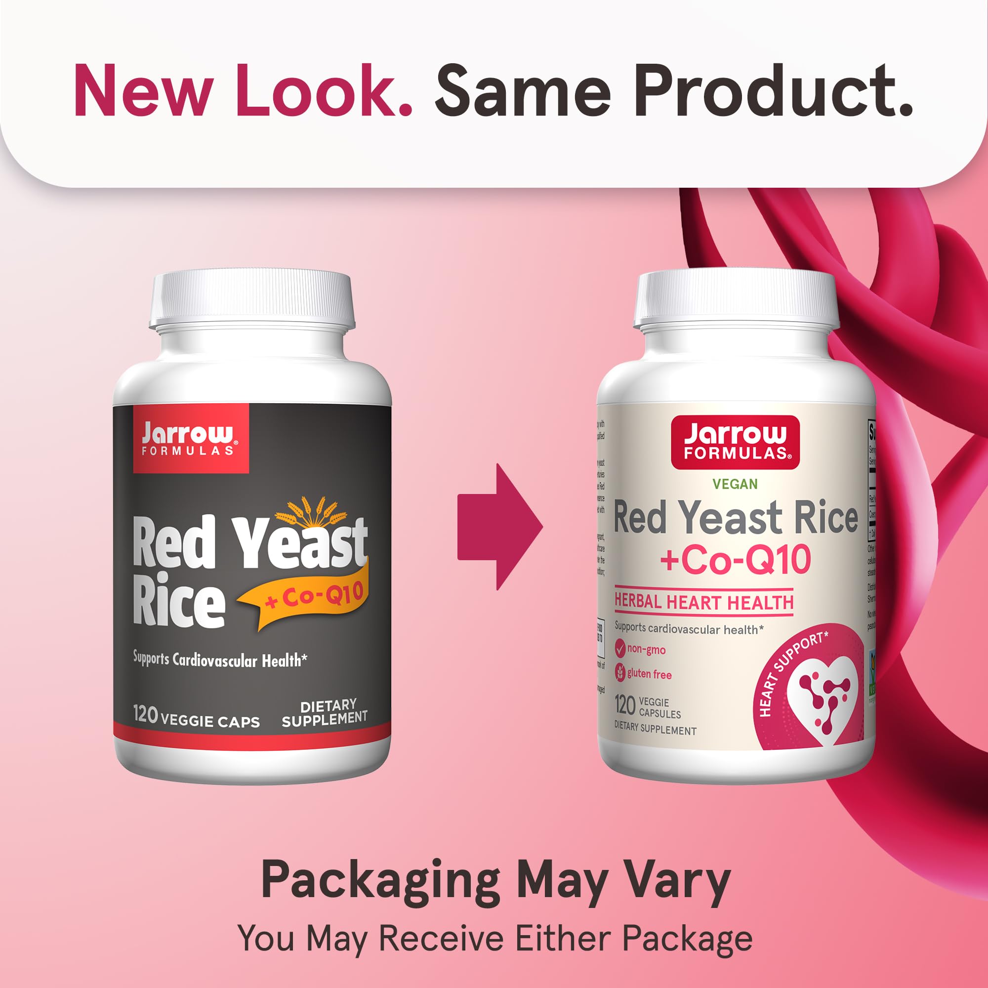 Jarrow Formulas Red Yeast Rice with CoQ10 | Heart Health

