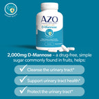 AZO D-Mannose Urinary Tract Health | Clinical Strength

