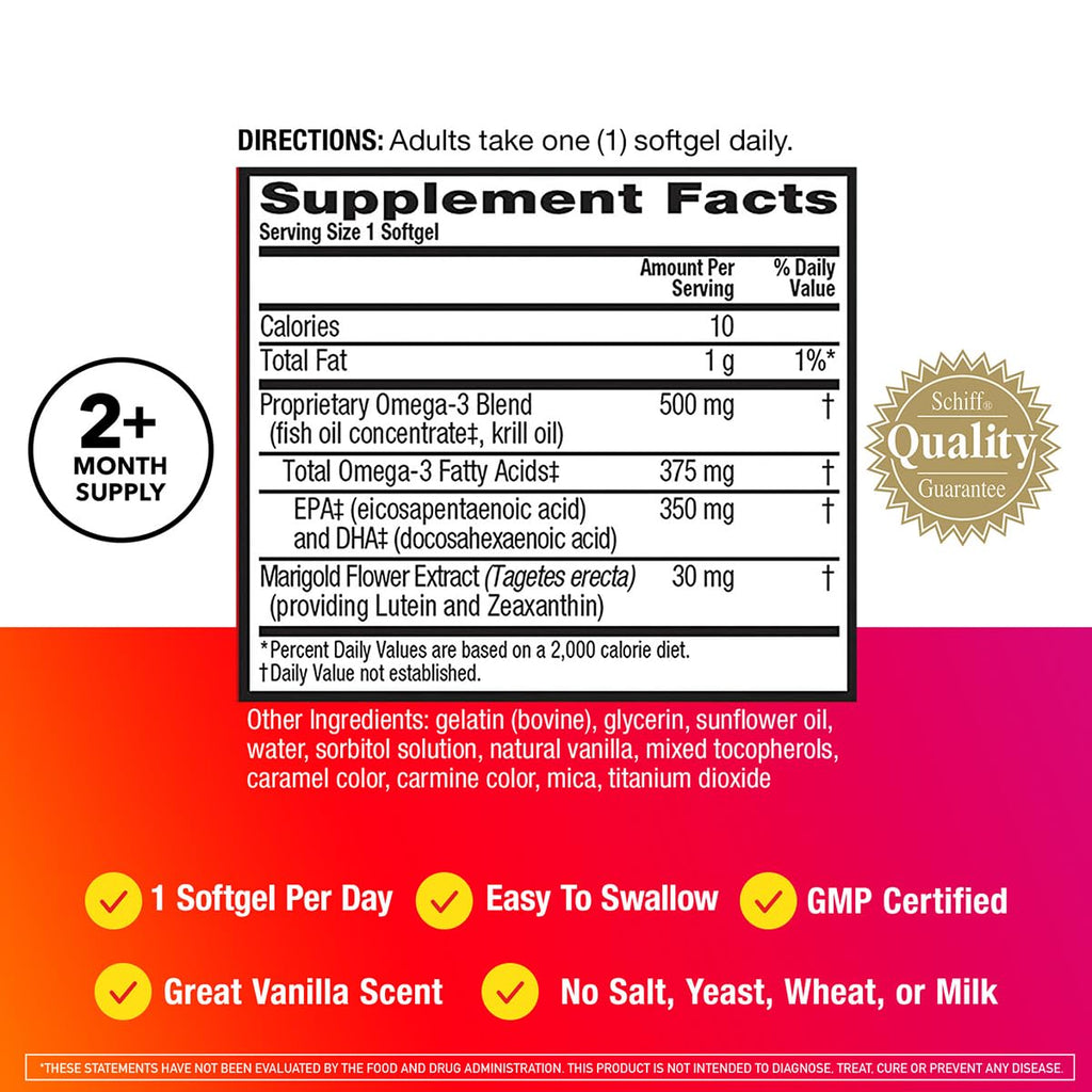 MegaRed Omega-3 Total Body + Refresh Softgels

