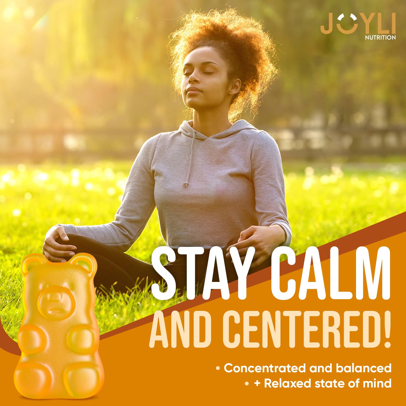 Joyli L Tyrosine Gummies 1000mg - Vegan Gluten-Free Focus


