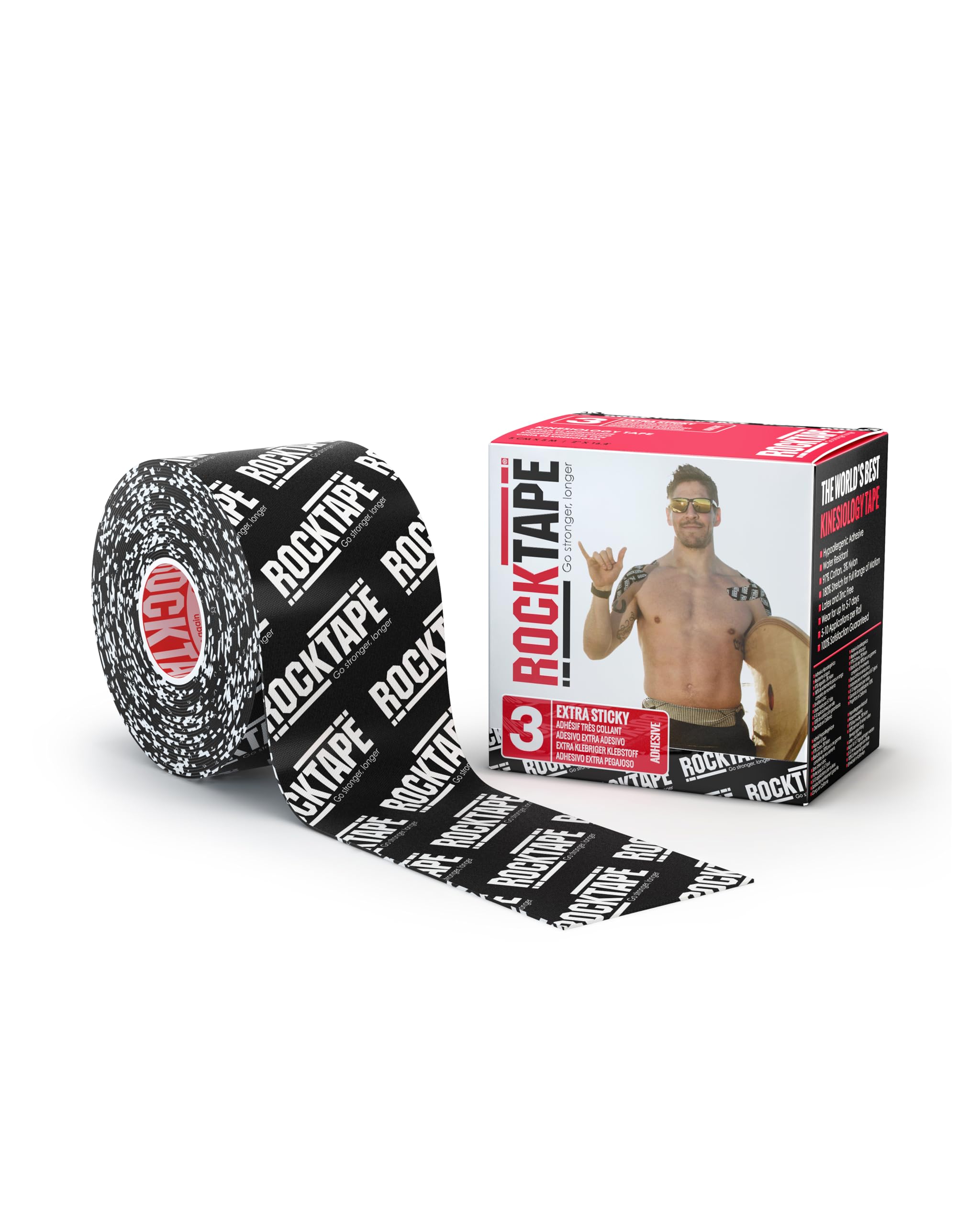 RockTape Kinesiology Tape for Muscle Recovery

