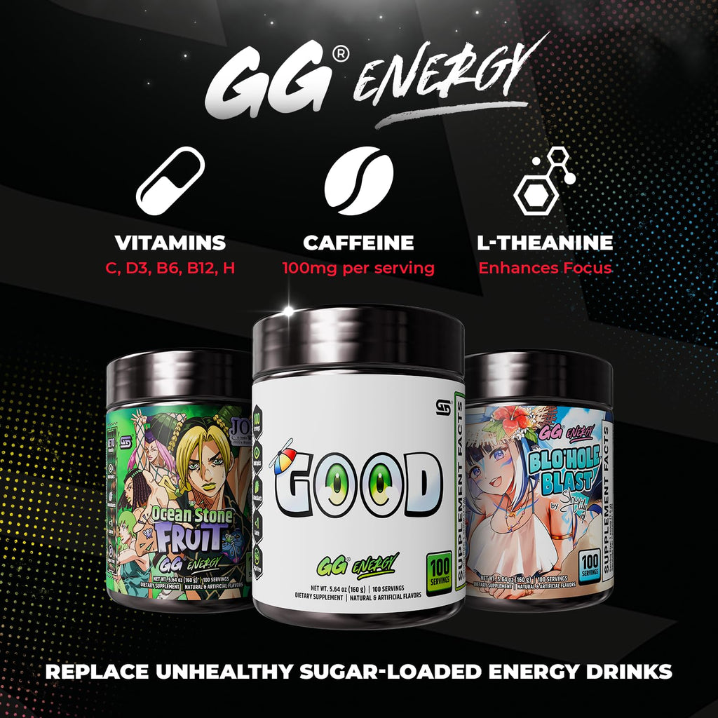 Gamer Supps GG Energy Powder for Gaming Performance

