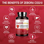 ZEBORA CoQ10 Softgels with BioPerine & PQQ

