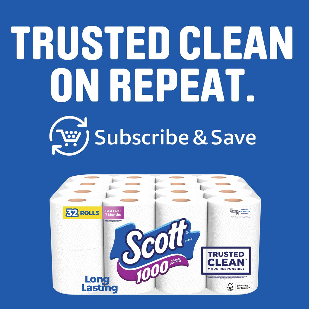 Toilet Paper Scott 1-Ply Septic-Safe

