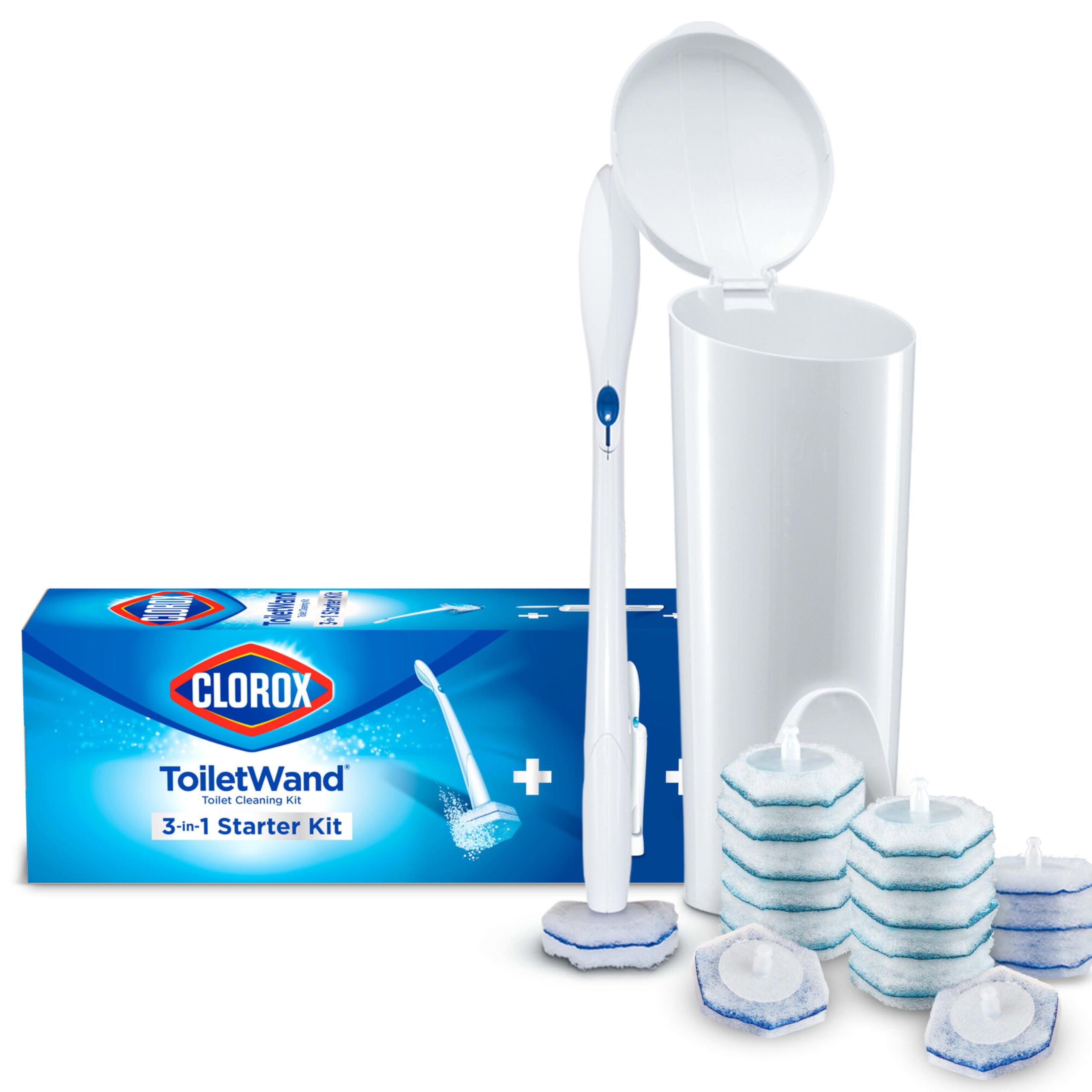 Clorox ToiletWand Cleaner with Storage Caddy | All-in-One

