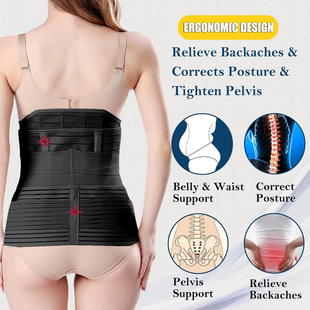 ChongErfei 3-in-1 Postpartum Belly Wrap

