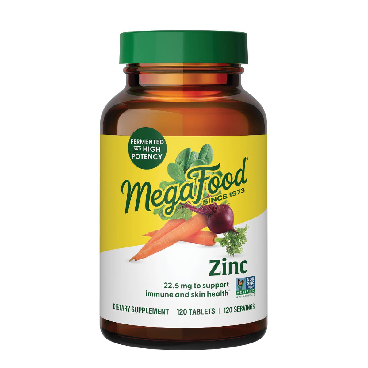 MegaFood Zinc Supplements - Vegan Immune Support

