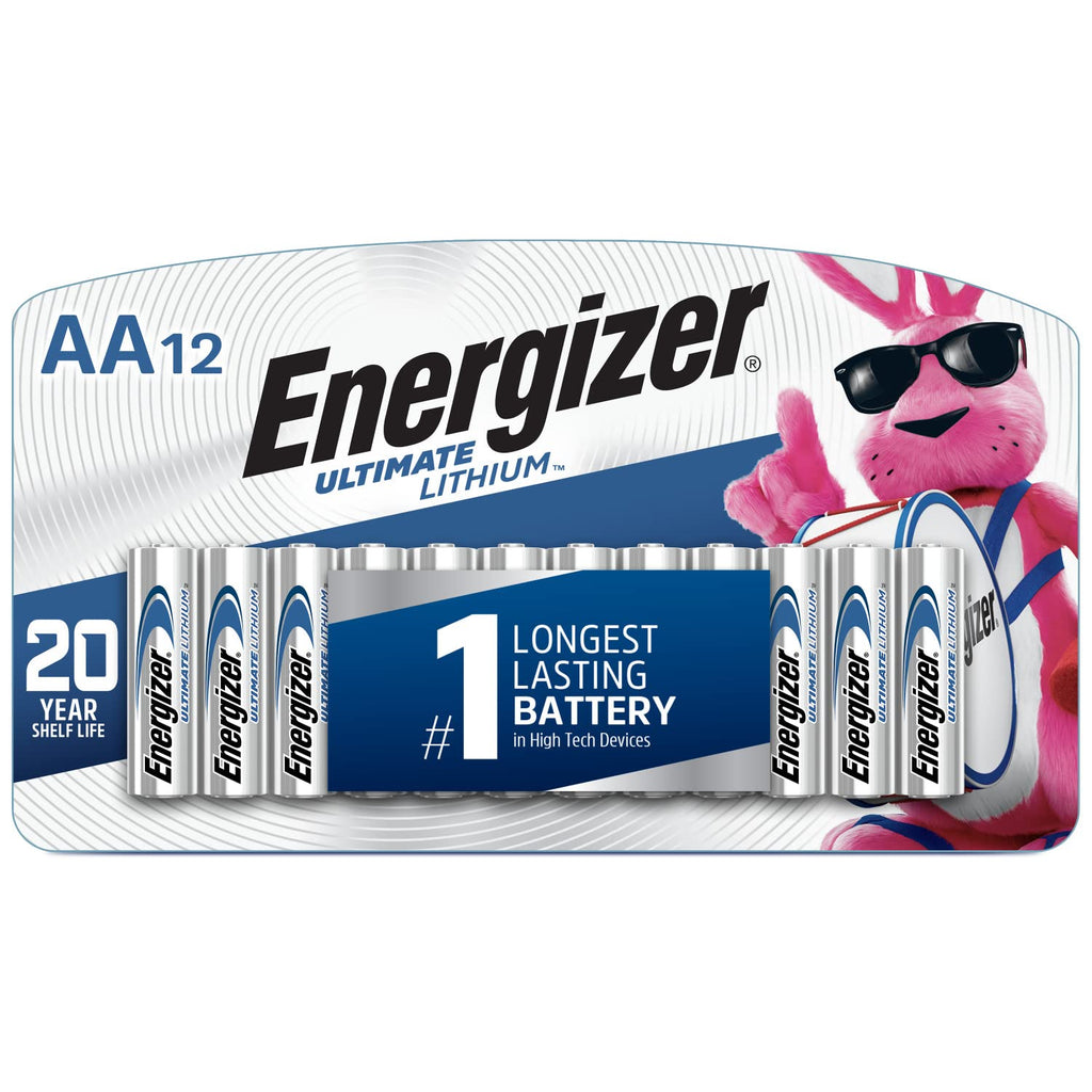 Energizer Ultimate Lithium AA Batteries Long-Lasting Power

