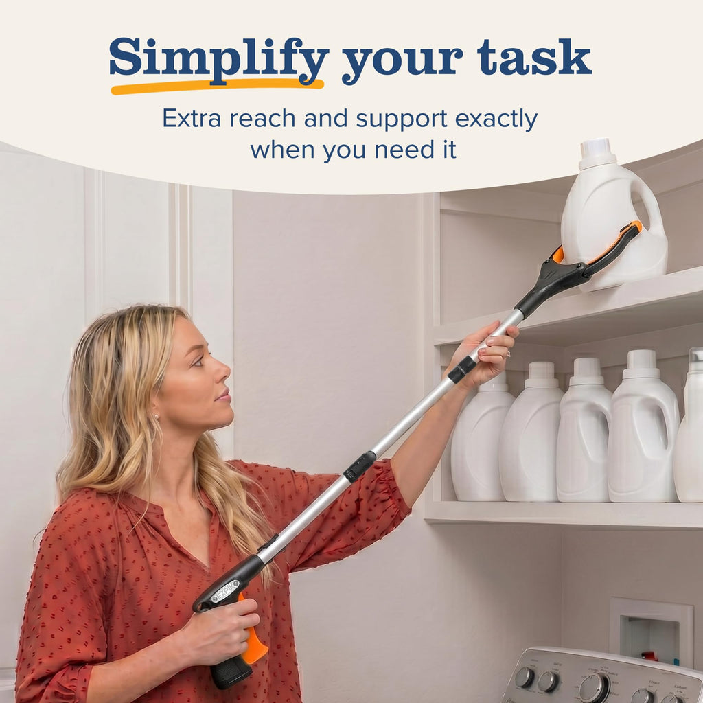 EZPIK Pro Folding Reacher | Magnets & Rotating Jaw

