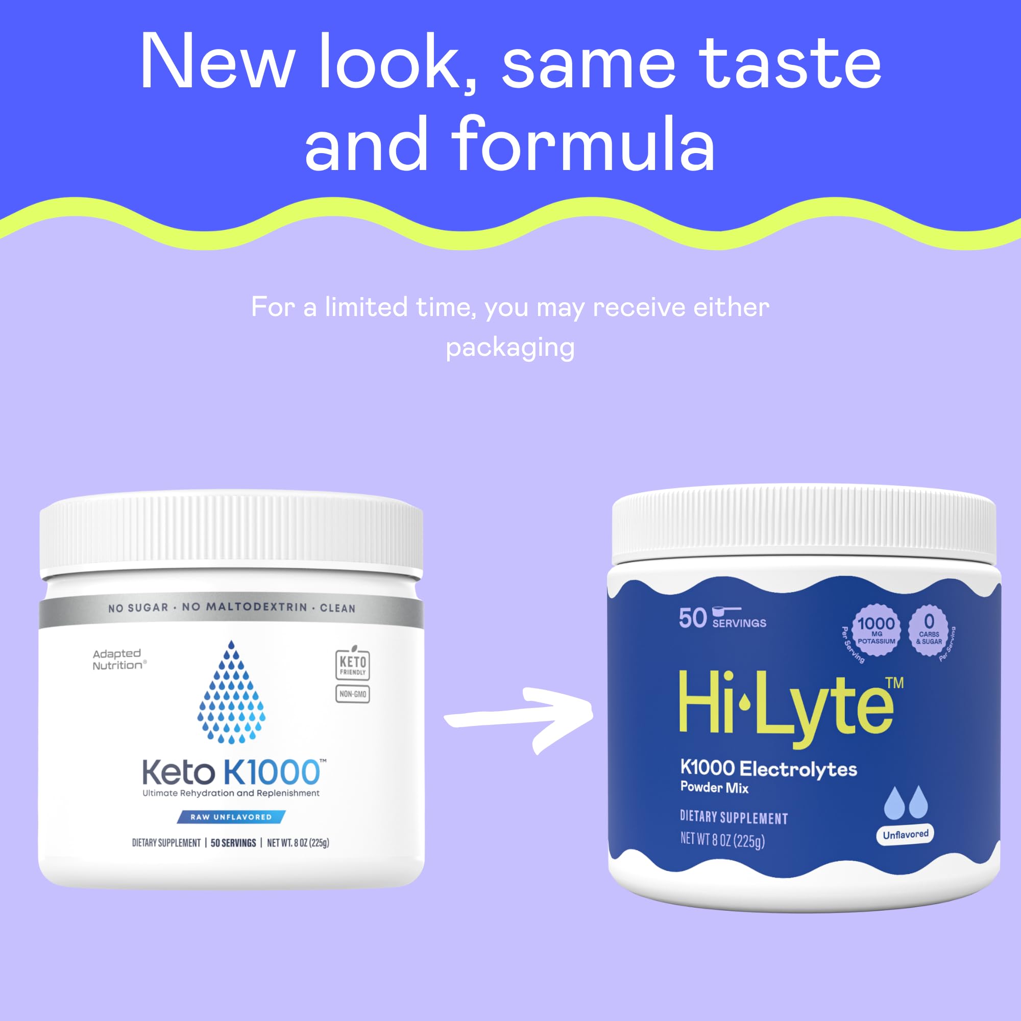 Hi-Lyte K1000 Electrolyte Powder Zero Sugar

