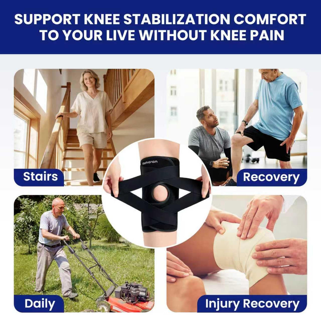Galvaran Knee Brace for ACL & MCL Support with Gel Pad

