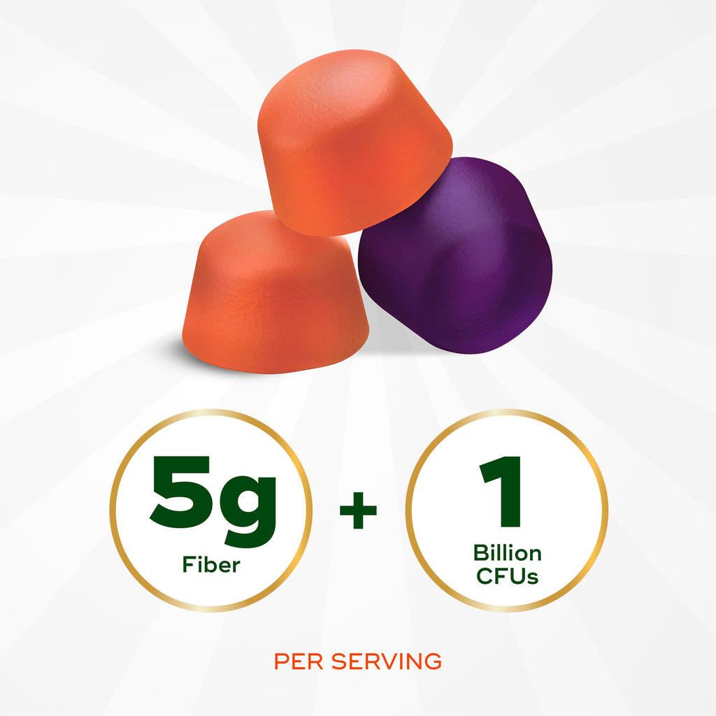 Align Probiotic + Fiber Gummies for Digestive Health

