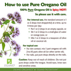 Oregano Oil Drops by Island Nutrition

