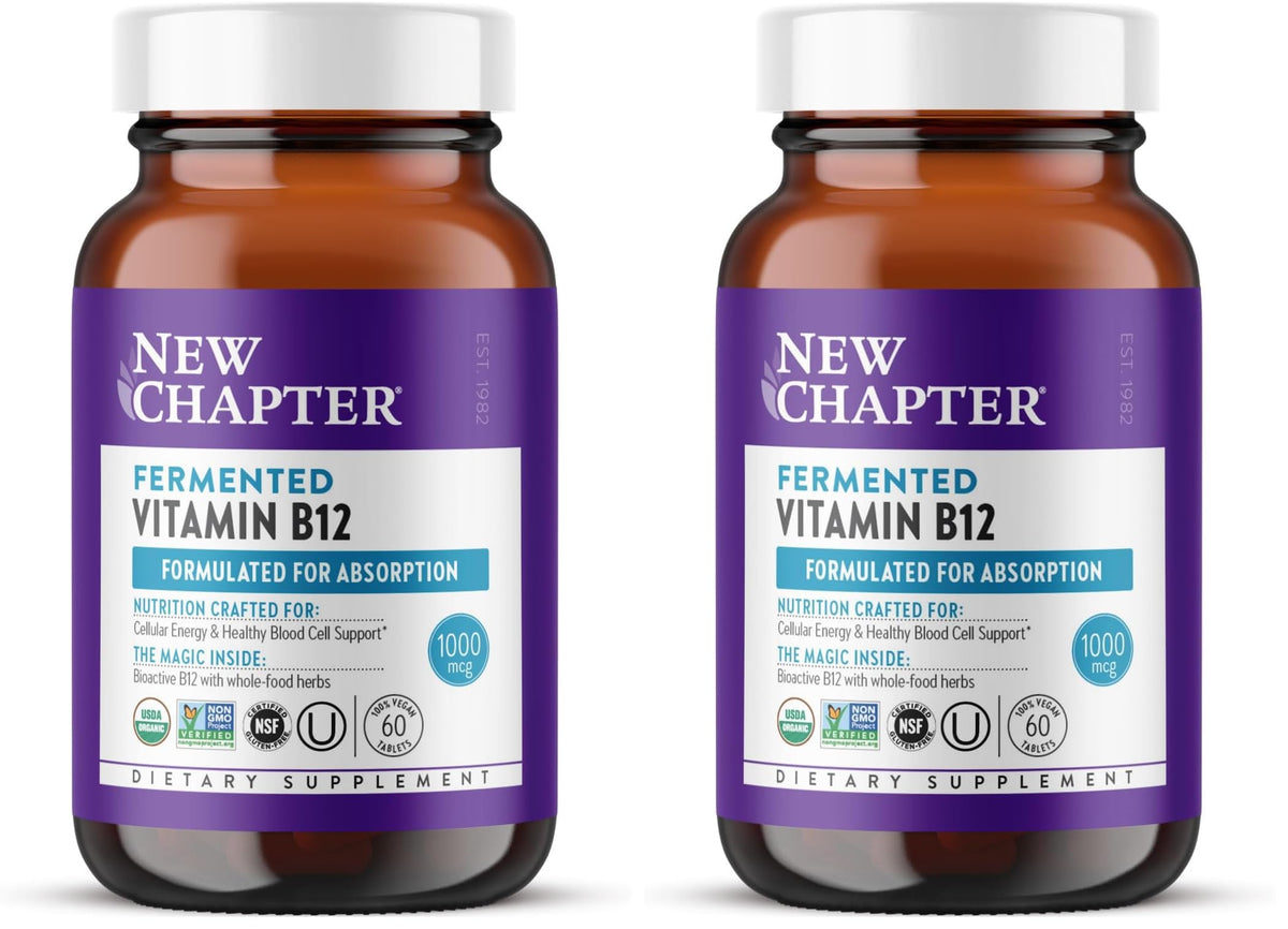 Vitamin B12 New Chapter Fermented 1,000 mcg Supplement