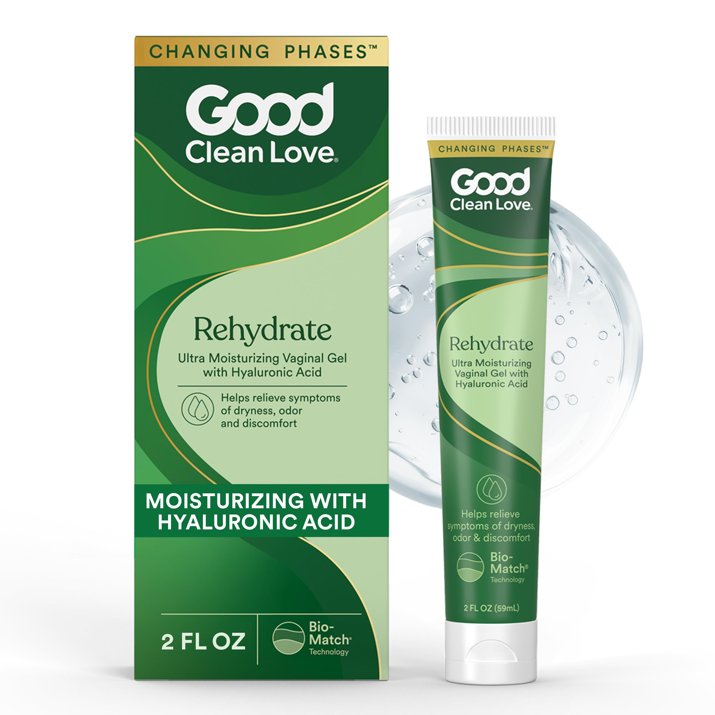 Good Clean Love Rehydrate Vaginal Gel - Hyaluronic Acid

