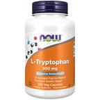 NOW Foods L-Tryptophan 500 mg Supplement | Mood & Sleep

