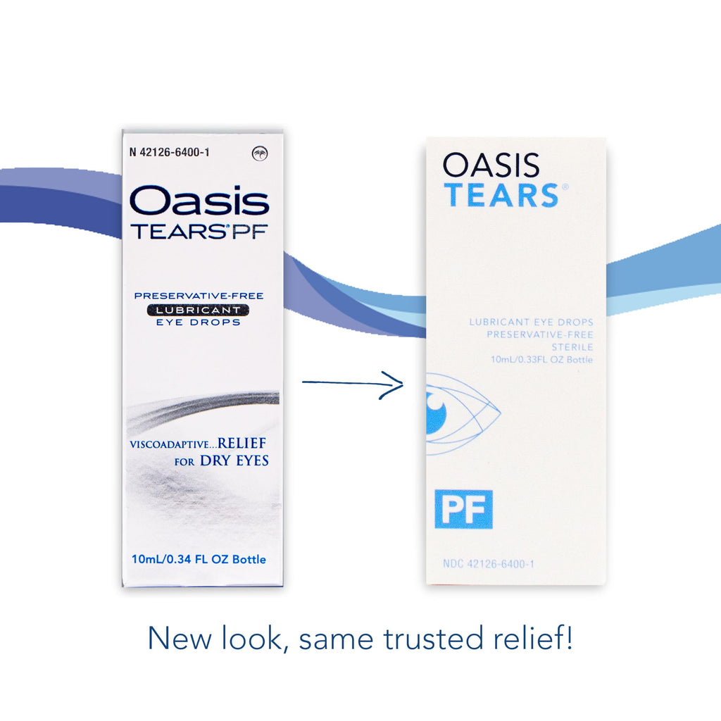 Oasis Tears Preservative-Free Eye Drops for Dry Eye


