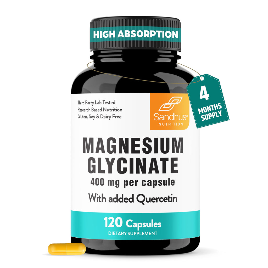 Magnesium Glycinate with Quercetin for Sleep & Relaxation


