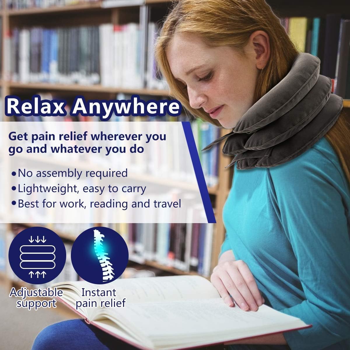 Siwei Inflatable Neck Traction Device | Home Relief

