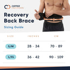 Copper Compression Back Brace - Lumbar Support

