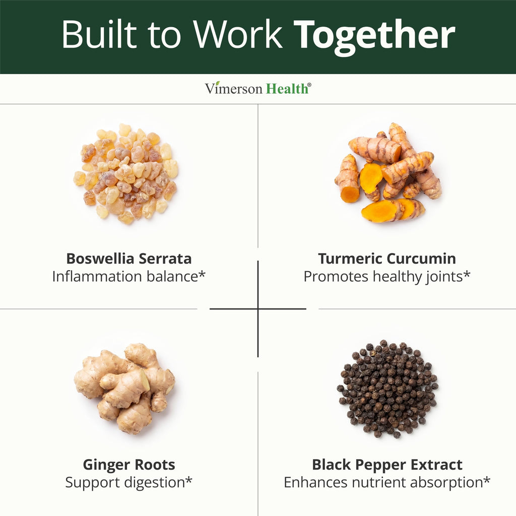 Boswellia Turmeric Curcumin with Ginger BioPerine

